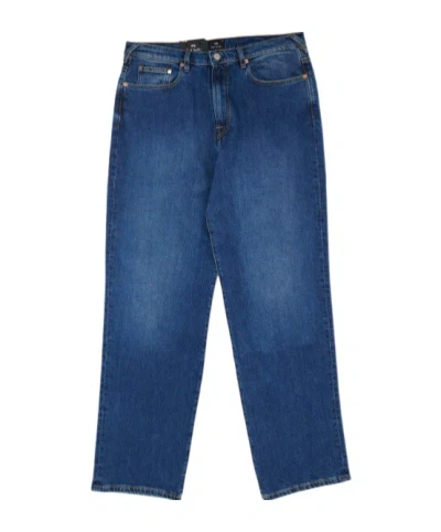 Paul Smith Belt-loop Jeans In Blue