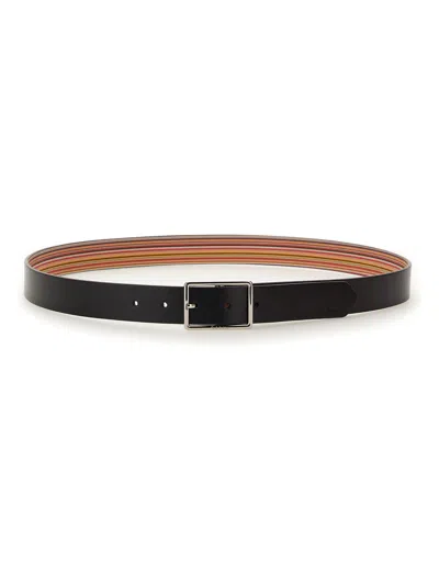 Paul Smith Belt With Buckle In Black