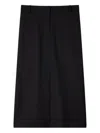 Paul Smith Belted A-line Skirt In Black