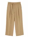 Paul Smith Belted Pants In Neutral