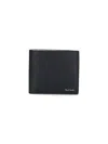 Paul Smith Bifold Wallet In Smooth Cowhide Leather In Black