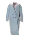 Paul Smith Bicolor Long Coat With Tailored Collar In Gray