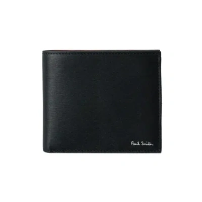 Pre-owned Paul Smith Bifold Wallet With Coin Purse Men Wallet Billfold Coin M1a4833 Blacks