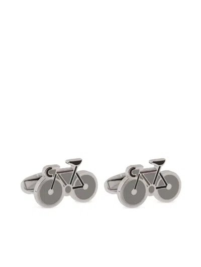Paul Smith Bike Cufflinks In Gray