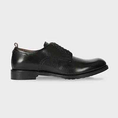 Paul Smith Black Arden Shoes In Animal Print