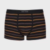 Paul Smith Striped Logo-detail Boxer In Black