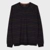 Paul Smith Black 'artist Stripe' Yarn Dyed Top In Black