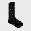 Paul Smith Navy 'astronaut' Socks Blue In Black