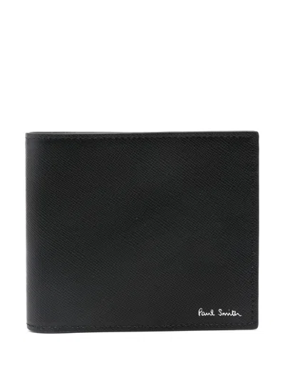Paul Smith Black Bi-fold Wallet In Brown