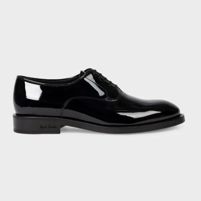 Paul Smith Black 'brubeck' Patent Leather Shoes