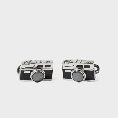 Paul Smith Black 'camera' Cufflinks