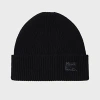 Paul Smith Black Cashmere-blend Beanie In Black