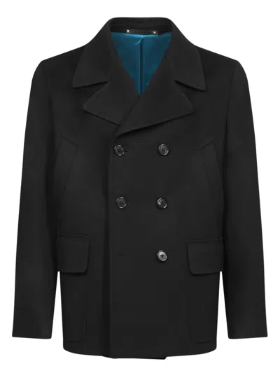 PAUL SMITH BLACK CASHMERE CABAN