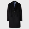 Paul Smith Black Wool-cashmere Epsom Coat In Black