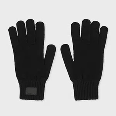 Paul Smith Black Cashmere-blend Gloves