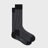 Paul Smith Black Cotton-blend Stripe Socks In Black