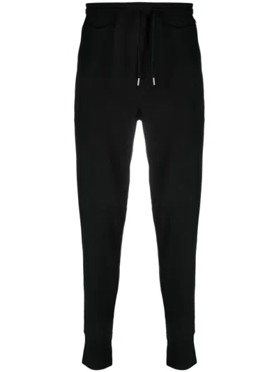 PAUL SMITH BLACK COTTON SWEATPANTS