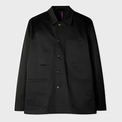 Paul Smith Black Cotton-twill Chore Jacket