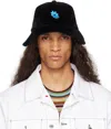 Paul Smith Black Ear Flap Cap In 79 Blacks