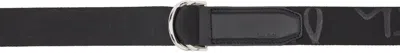 Paul Smith Black Embossed Belt