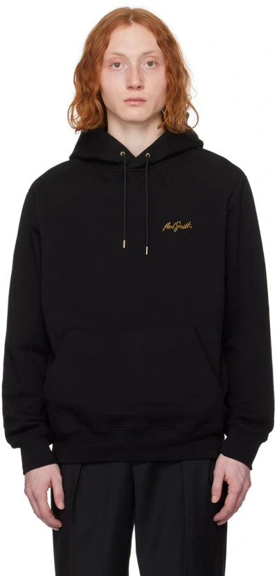Paul Smith Black Embroidered Hoodie In 79 Black