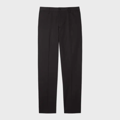 Paul Smith Black Fine Cotton-twill Trousers