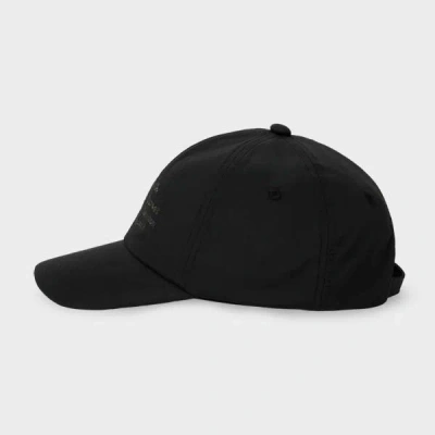 Paul Smith Black 'floral Street' Cap