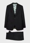 Paul Smith Black Fresco Wool Suit In Black