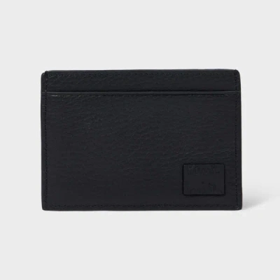 Paul Smith Black Grained Leather Card Holder
