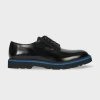 Paul Smith Black High-shine Leather 'ras' Derby Shoes