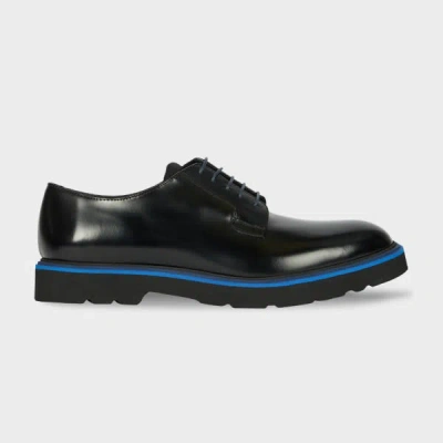 Paul Smith Black High-shine Leather 'ras' Derby Shoes