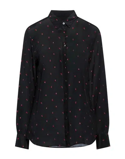 Paul Smith Black Label Woman Shirt Black Size 4 Silk