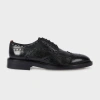 Paul Smith Black Leather 'langley' Brogues In Black