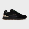 Paul Smith Black Leather 'aston' Trainers In Black