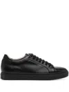 PAUL SMITH BLACK LEATHER 'BASSO' TRAINERS