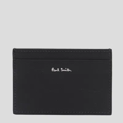 Paul Smith Black Leather Card Holder