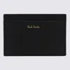 Paul Smith Signature Stripe Cardholder In Black