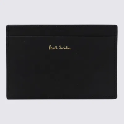 PAUL SMITH PAUL SMITH BLACK LEATHER CARD HOLDER