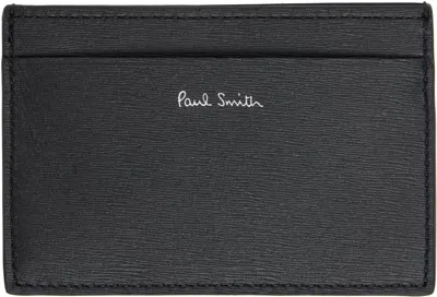 Paul Smith Black Leather Card Holder