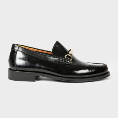 Paul Smith Cassini Leather Loafers In Blue
