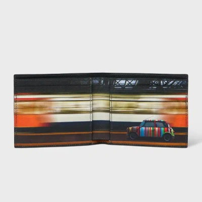 Paul Smith Underground Blur Mini Mens Billfold Wallet In 79 Black