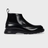 PAUL SMITH BLACK LEATHER 'GARTH' BOOTS