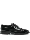 Paul Smith Fuentes Brogue Shoes In Patent Leather In Black