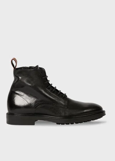 Paul Smith Black Leather 'sparrow' Boots