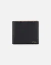 Paul Smith Logo Stamp Leather Bi-fold Wallet