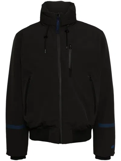 PAUL SMITH BLACK LOGO PATCH SHORT JACKET