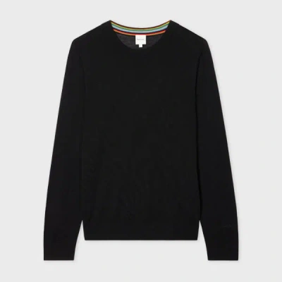 Paul Smith Black Merino Wool Sweater