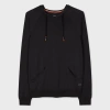 Paul Smith Black Modal-blend Lounge Hoodie In Black