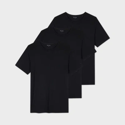 Paul Smith Black Modal Lounge T-shirts Three Pack
