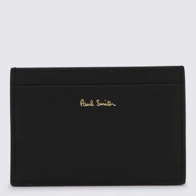 Paul Smith Black Multicolour Leather Cardholder